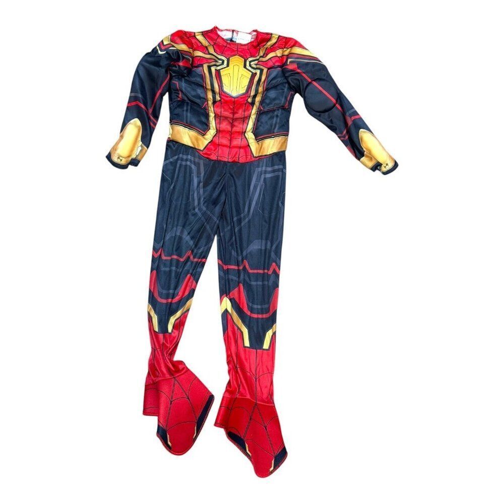 Marvel Spider-Man Costume Jazwares LLC Boys Size 4-6 Polyester Red Black No Mask
